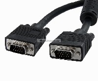 25 ft. Coax SVGA VGA Monitor Extension Cable HDDB15 foot male to male cable.