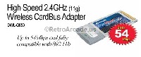 802.11G WIRELESS CARDBUS, ADAPTER 108MBPS