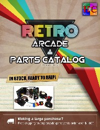 RetroArcade.us complete arcade game parts catalog for building and servicing arcade systems