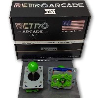 Classic Arcade Joystick Green Ball Design Switchable from 8-way 4-way 2-way operation, Price Each