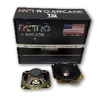 4'' Round Replacement Jamma Speaker:  5W RMS - 8 ohm two pack,  by RetroArcade.us