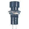 Black Push Button Momentary Switch - SPST 125 VAC N.O 3A