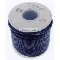 22 AWG tinned copper stranded wire - 25 feet per spool - blue