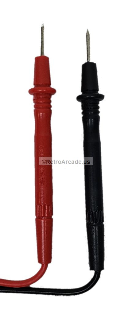 Digital Multimeter Replacement Probe Set, Red and Black Probes