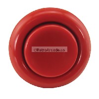 Short Red Flipper Button for Stern and other Pinball games (button only, nut sold separately)