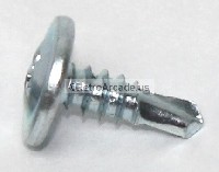 Arcade cabinet mounting screw, (1) screw, Phillips K-Lath head