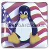 CASE BADGE, USA FLAG WITH PENGUIN