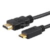 Gold Plated HDMI to HDMI Mini Cable: 2M - 6.56 FT