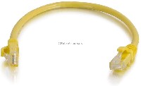 6 Inch Yellow CAT 5e network PATCH CABLE RJ45 FROM C2G T568A-B