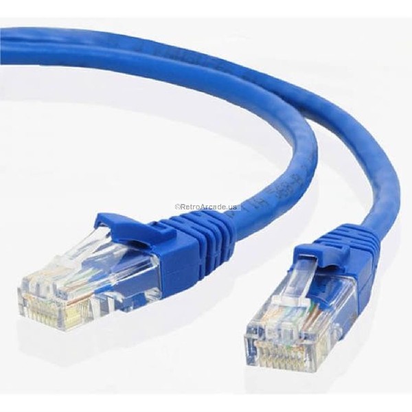 estómago científico Notorio 10 foot Cat 5E Ethernet network patch cable RJ45 T568A-B Gigabyte