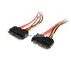 12 in 22 Pin SATA Power and Data Extension Cable