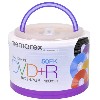 Memorex Cool Colors 16x 4.7GB 120-Min DVD+R Media 50-Piece Spindle