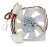 3in x 3in (80mm) T&T MW-825H12B Case Fan w/3-Pin & 4-Pin Connectors (Clear)
