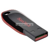 SanDisk Cruzer Blade 32GB USB 2.0 Flash Drive (Black-Red) - Retail Package