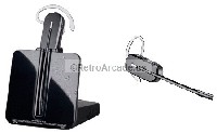 Digital Enhanced Cordless Telecommunications (DECT) 6.0 wireless headset with base