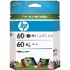 HP No.60 Black - Tricolor Ink Cartridge For D2530, D2500 and F4200 Machines, 60 INK CARTRIDGE RETAIL COMBO PACK