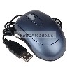 3-Button USB 3D Optical Scroll Mouse (Blue)