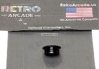 Arcade Game Plastic Button Cap, 12mm Plug Style, Fills Un-Needed Game Button Holes, Mame + Jamma