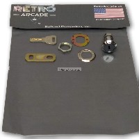 Arcade Pinbal game coin door Lock, 22mm, S shape flat key, 1 lock and 1 key