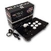 Mini Arcade Console with Joystick and 6 buttons in an acrylic case.  USB Input Jamma and MAME Ready