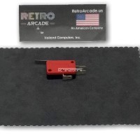 Microswitch used for switch function in most arcade game joysticks