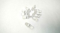 10 Pack Pinball replacement bulb LED 6.3 volt AC, 555 clear wedge base T10 Cool White Frosted