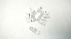 10 Pack Pinball replacement bulb LED 6.3 volt AC, 555 clear wedge base T10 Cool White Frosted