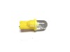 Pinball replacement bulb LED 6.3 volt AC, 555 clear wedge base T10 Cool Yellow