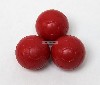 Red 35mm 3-packTextured Replacement Soccer Ball Style Foosball