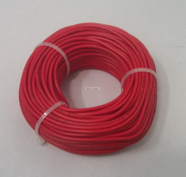 18 AWG tinned copper stranded hook up wire, 100 feet per RED UL1015