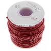22 AWG tinned copper stranded wire - 25 feet per spool - red