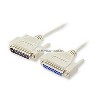 6' SERIAL NUL MODEM CABLE, DB25 TO DB25 MALE TO FEMALE.  RS232 Nul Modem