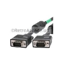 Premium 3 foot Black Male, Male VGA Monitor extension Cable