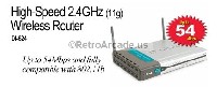802.11G WIRELESS CABLE DSL, ROUTER 108MBPS 4PORT