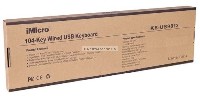 iMicro KB-US9813 104-Key USB Keyboard (Black)