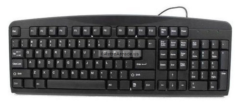 iMicro KB-US919EB 107-Key USB Keyboard (Black)