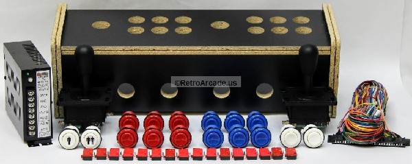 28 x Arcade Taster Mame Aktionstaster Automat DIY Jamma Multicade Bartop Set Kit 