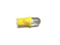 10 Pack Pinball replacement bulb LED 6.3 volt AC, 555 clear wedge base T10 Cool Yellow