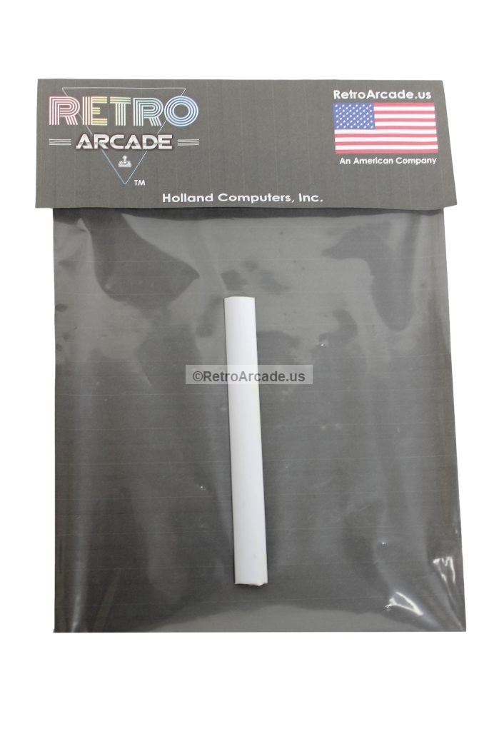Arcade Game 0.63 5/8 Inch 16mm White T-Molding, T Molding, Price Per Foot