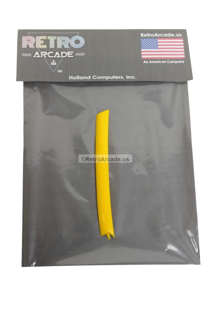 Arcade Game 0.63 5/8 Inch 16mm Yellow T-Molding, T Molding, Price Per Foot
